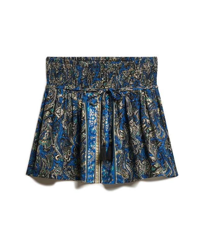 Paisley Print Mini Skirt