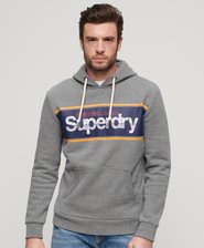 Core Logo Stripe Hoodie