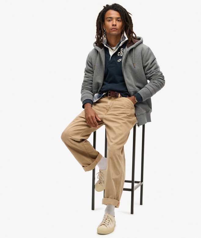 Sudadera Borreguito Hombre Sudadera Forrada De Borrego Hombre