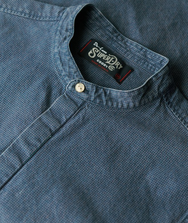 The Merchant Store - Indigo Henley Shirt