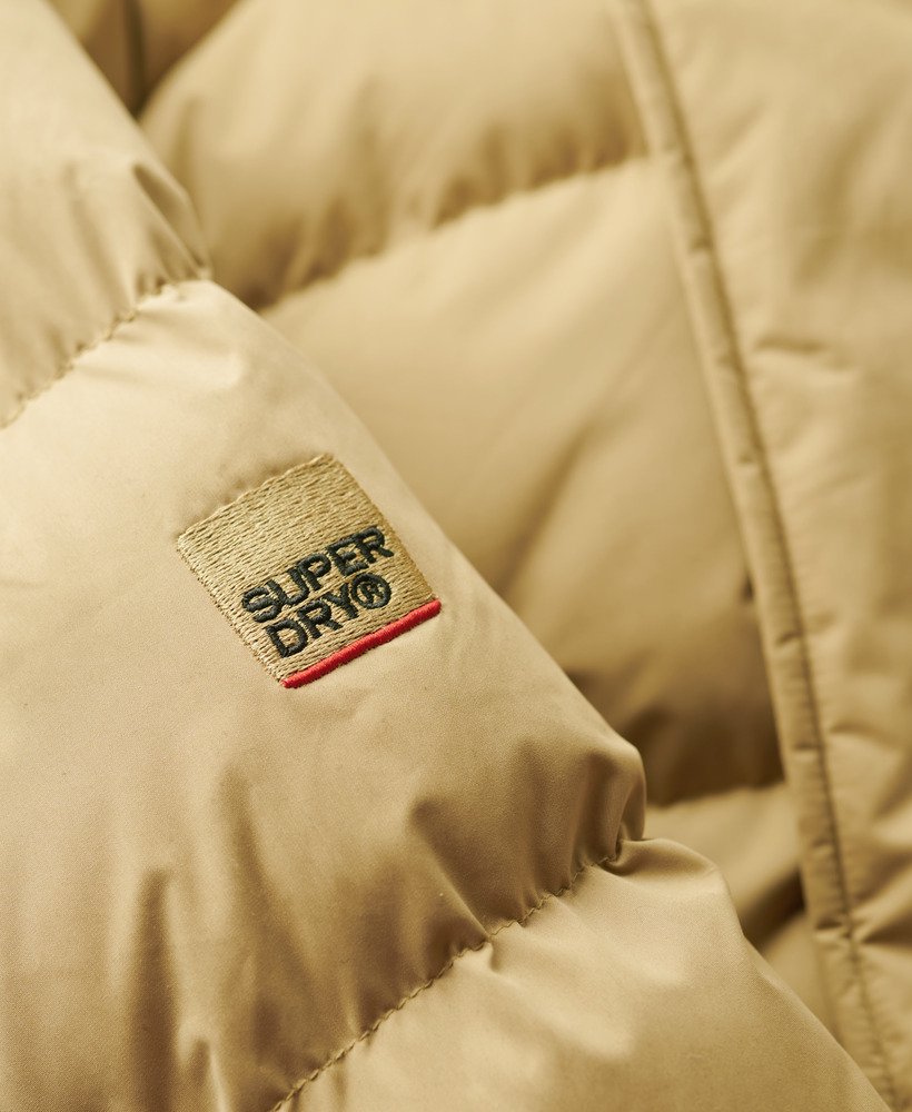 Superdry Gewatteerd jack met capuchon in zwart online kopen | P&C