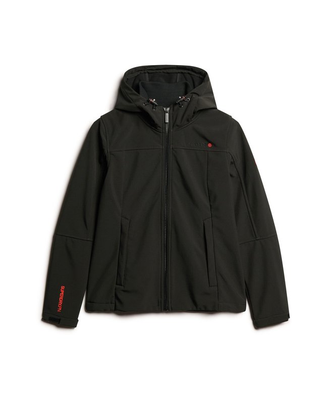 Veste Coupe-vent Superdry Femme Taille XL UK 18 - Occasion Très Bon état, Nylon Noir