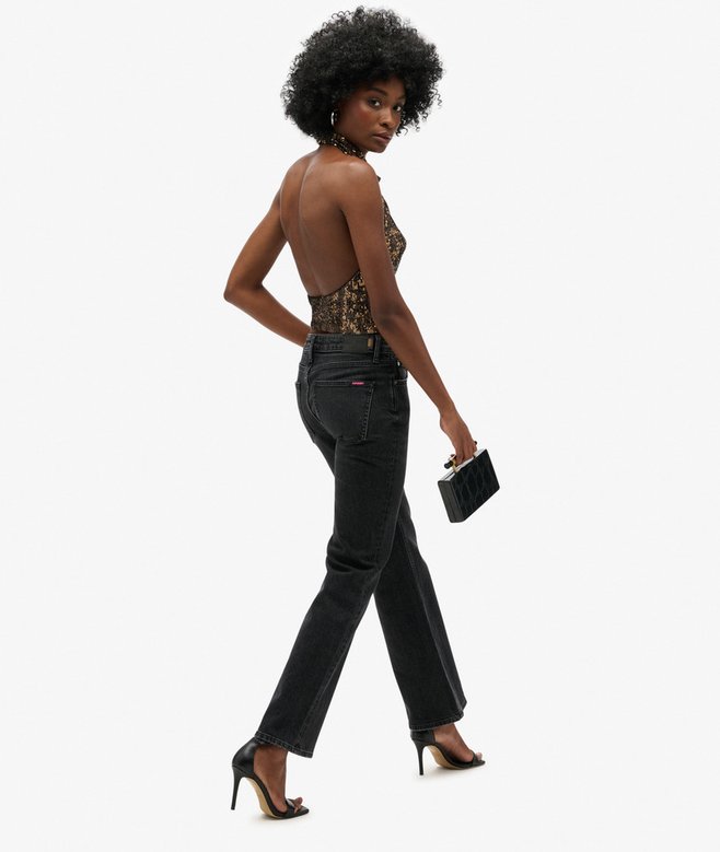 Cowl Halter Neck Sequin Top