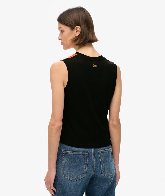 Sub Print Vest Top