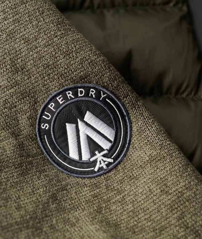 Hooded Knit Storm Hybrid Jacket