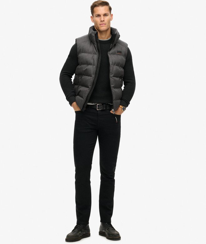 Sports Puffer Tweed Gilet