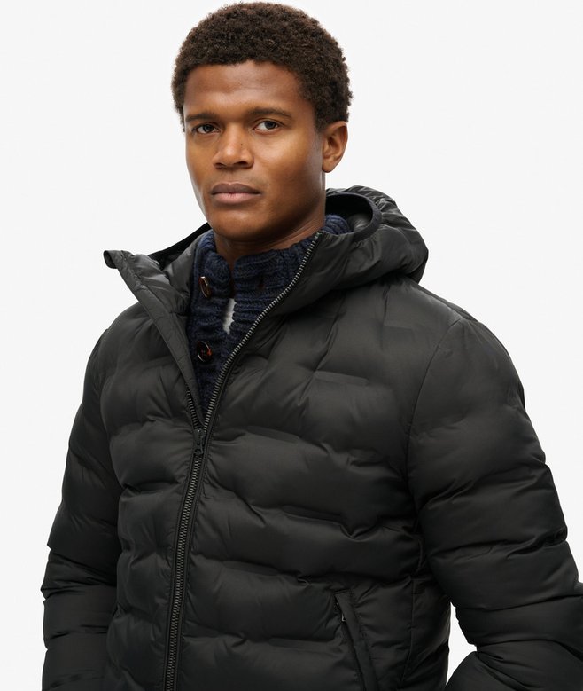 Hooded Quilted Puffer Coat
