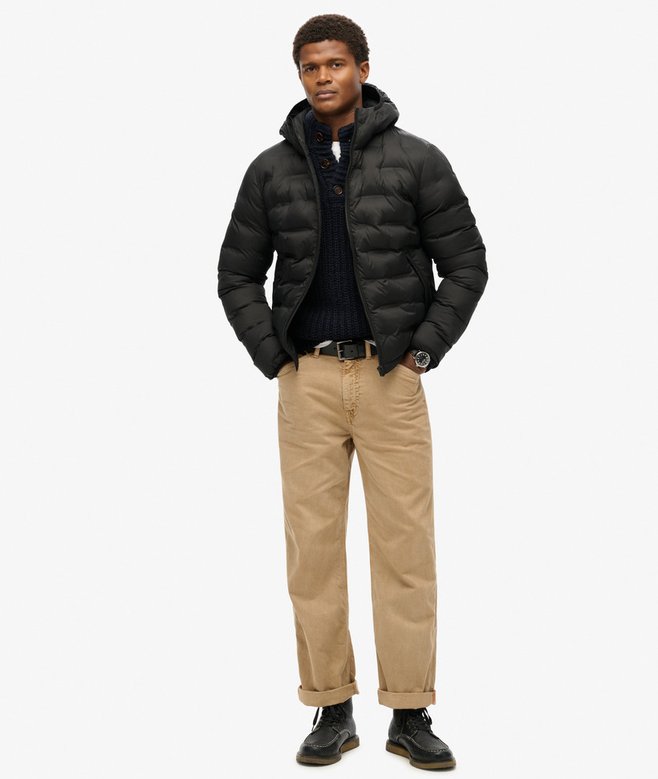 Hooded Quilted Puffer Coat