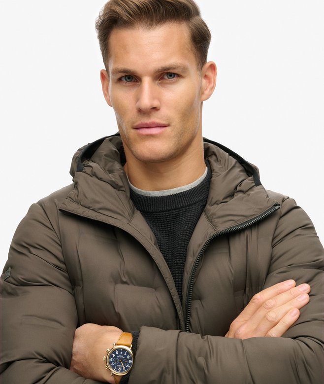 Hooded Quilted Puffer Coat