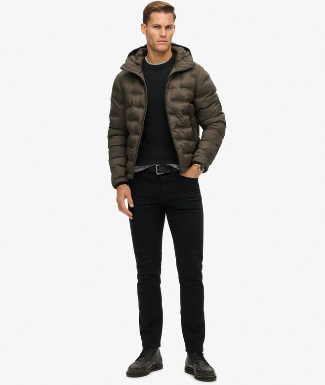 Hooded Quilted Puffer Coat