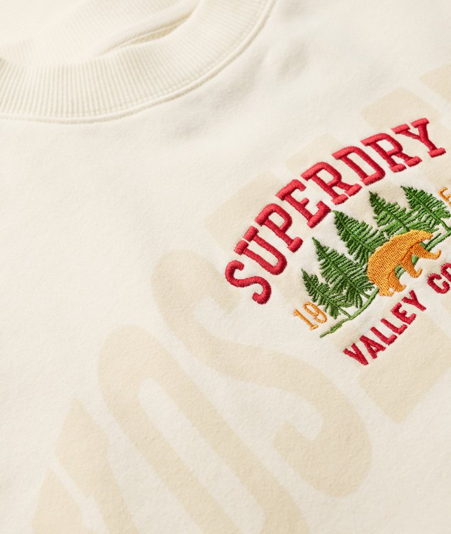 Travel Souvenir Loose Crew Sweatshirt