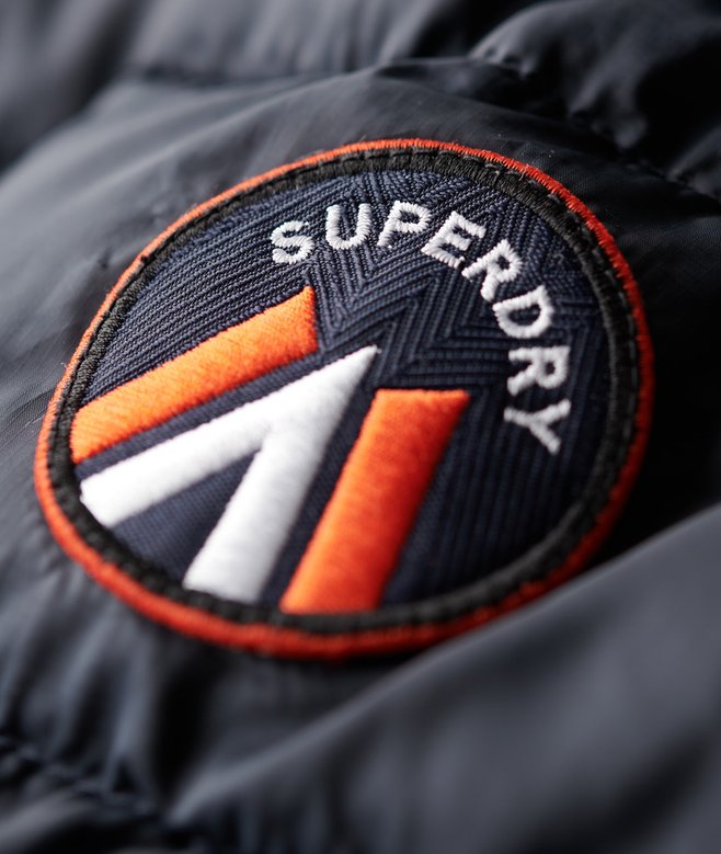 Hooded Fuji Quilted Padded Jacket