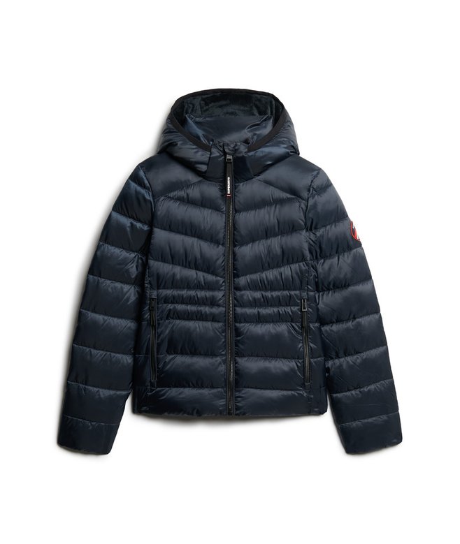 Hooded Fuji Quilted Padded Jacket