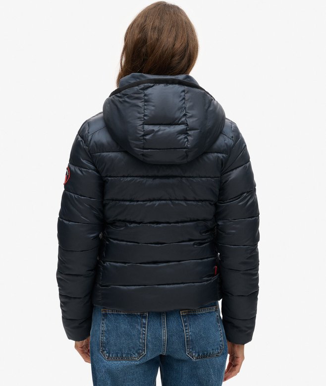Hooded Fuji Quilted Padded Jacket