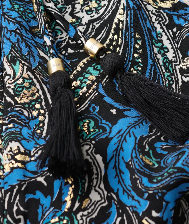 Paisley Print Halter Top