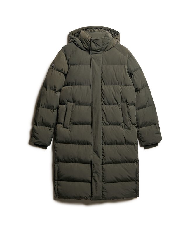Hooded Longline Puffer Jacket