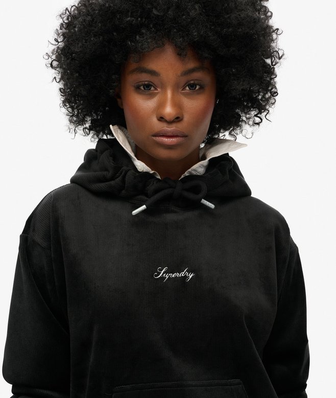 Country Club Velour Loose Hoodie