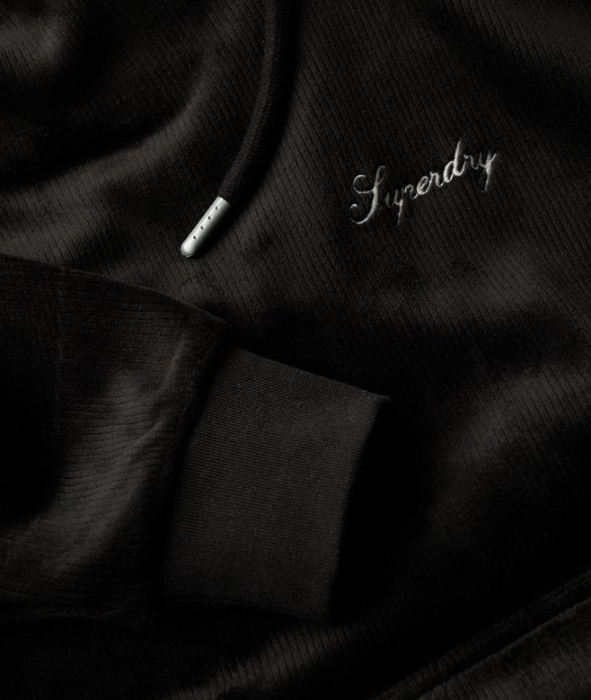 Country Club Velour Loose Hoodie