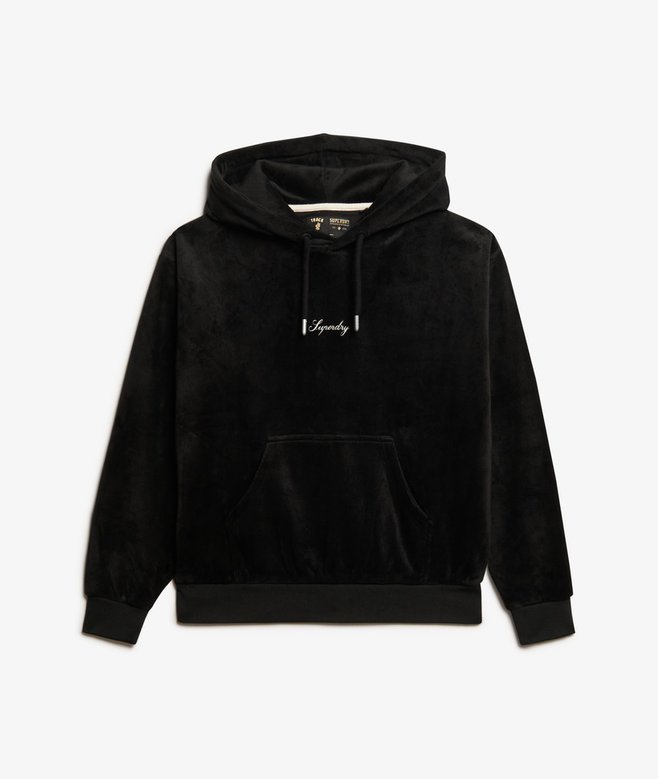 Country Club Velour Loose Hoodie