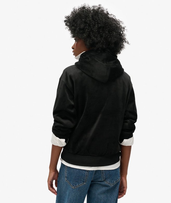 Country Club Velour Loose Hoodie