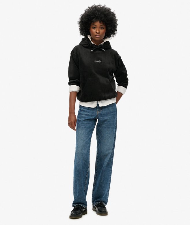 Country Club Velour Loose Hoodie