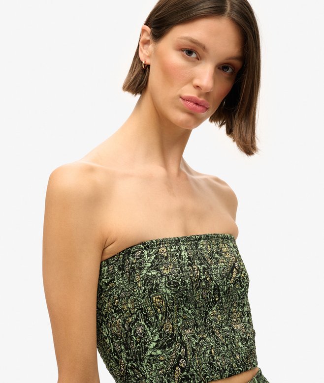 Paisley Print Bandeau Top