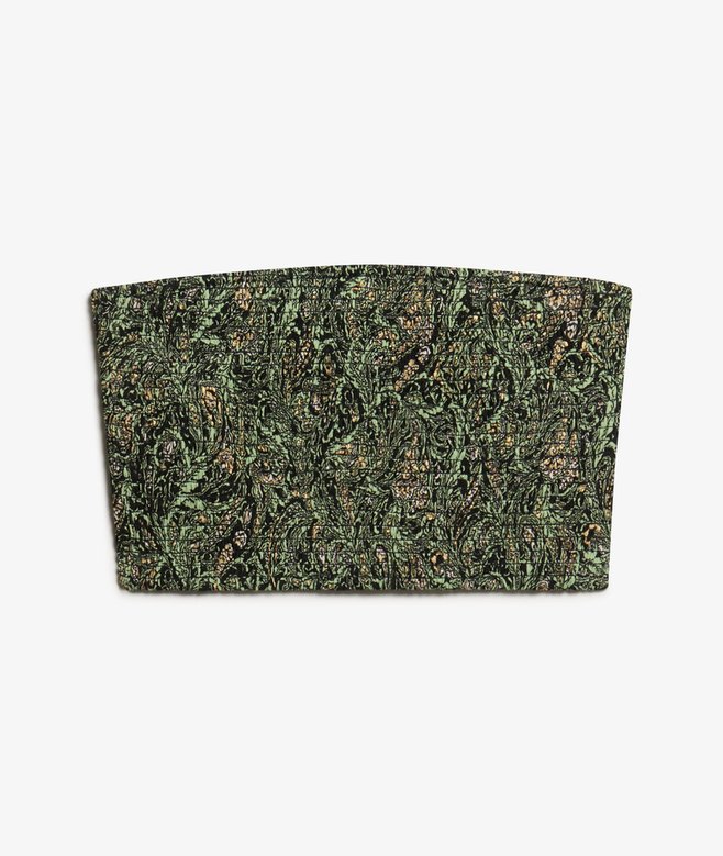 Paisley Print Bandeau Top