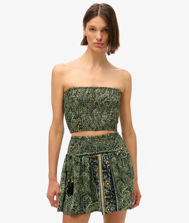 Paisley Print Bandeau Top