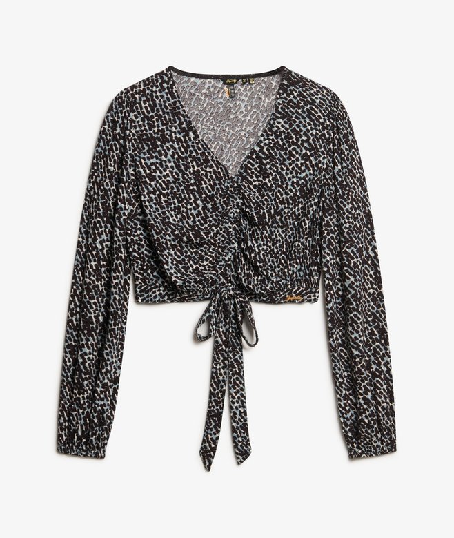 Vintage Tie Front Top