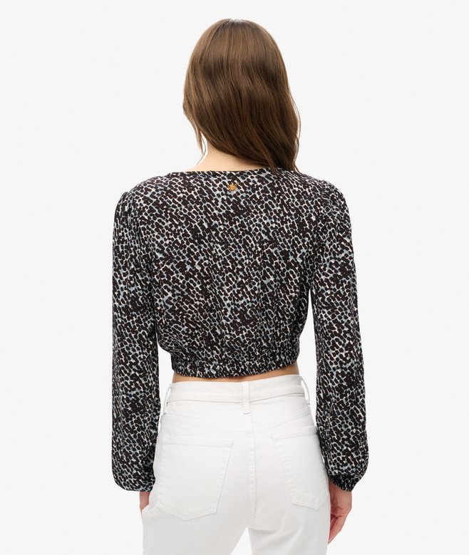 Vintage Tie Front Top