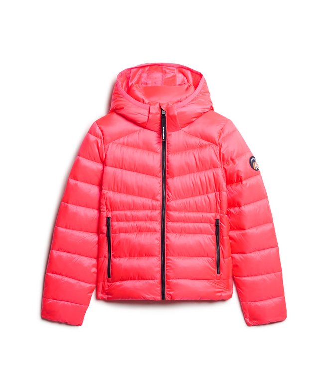 Hooded Fuji Quilted Padded Jacket