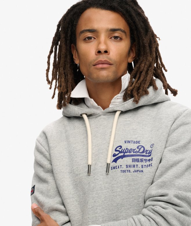 Classic Vintage Logo Graphic Hoodie