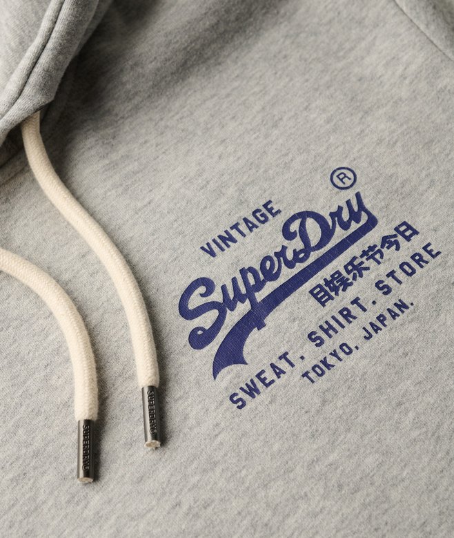 Classic Vintage Logo Graphic Hoodie