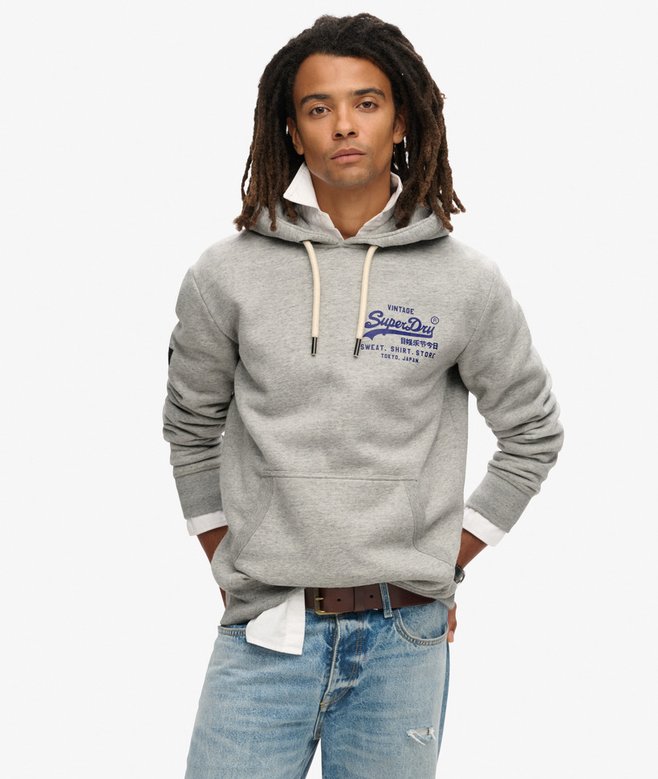 Classic Vintage Logo Graphic Hoodie