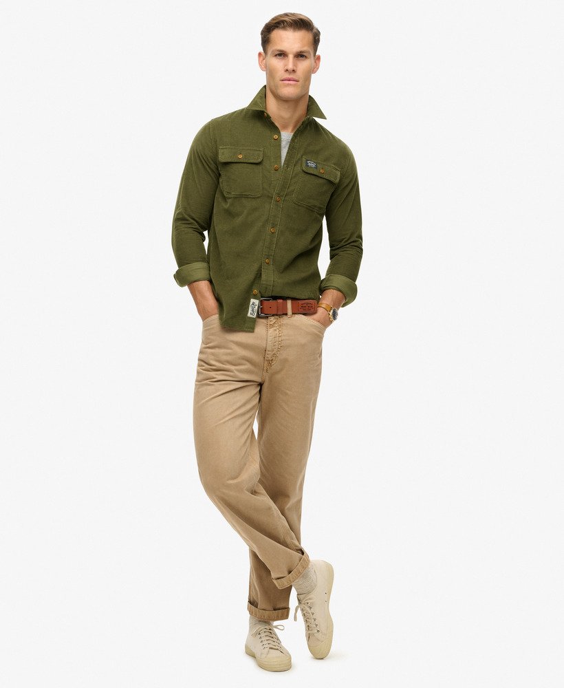 Chemise Homme Superdry Manches Longues - Coton, Taille M - Occasion En Excellent état