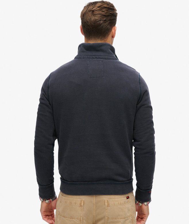 Vintage Athletic Half Button Jumper