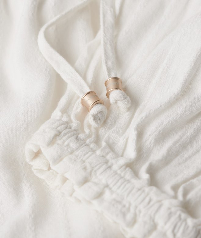 Ibiza Long Sleeve Tiered Mini Dress