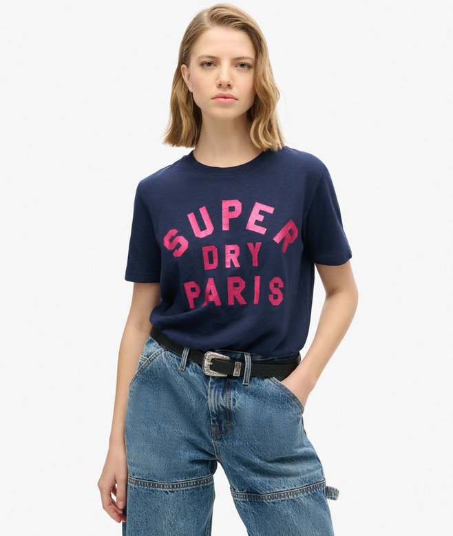 Glitter Logo Relaxed T-Shirt