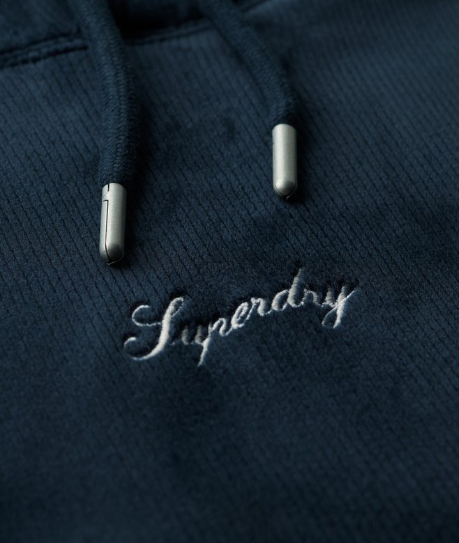 Country Club Velour Loose Hoodie
