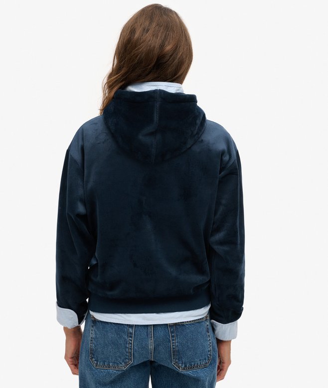 Country Club Velour Loose Hoodie