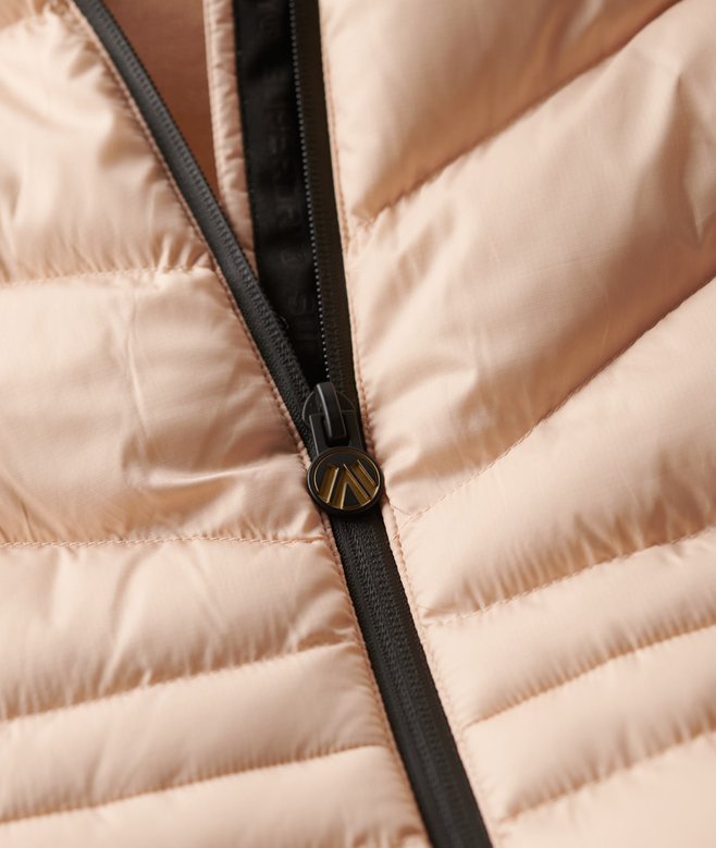 Hooded Storm Knit Hybrid Jacket