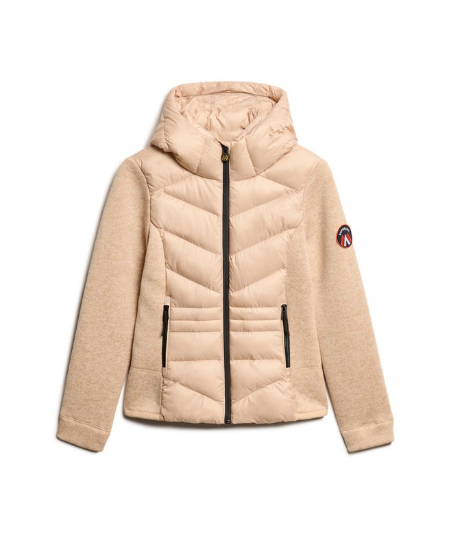 Hooded Storm Knit Hybrid Jacket