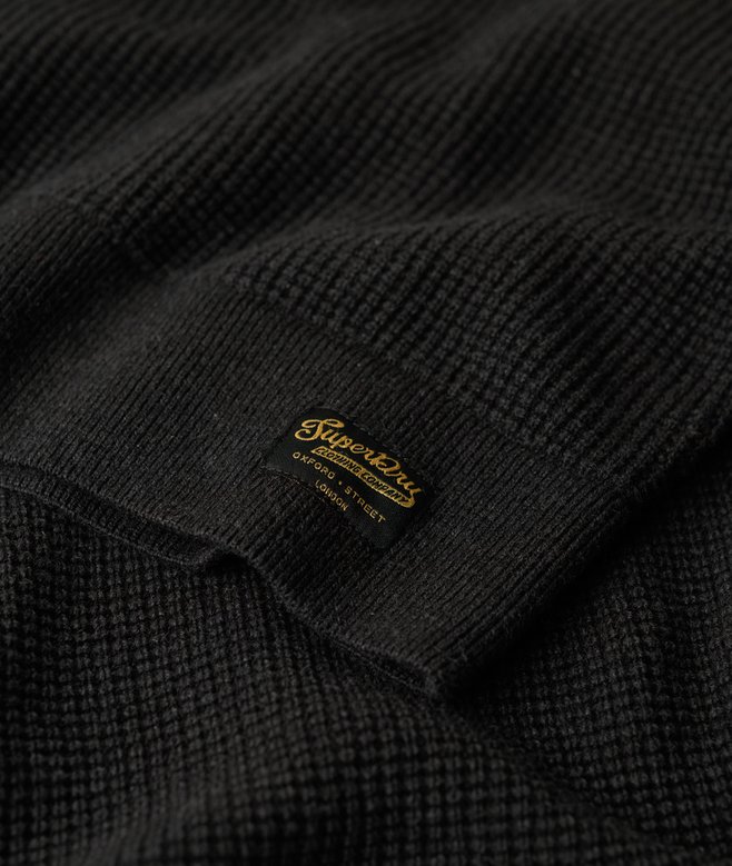Textured Crew Knitted Jumper