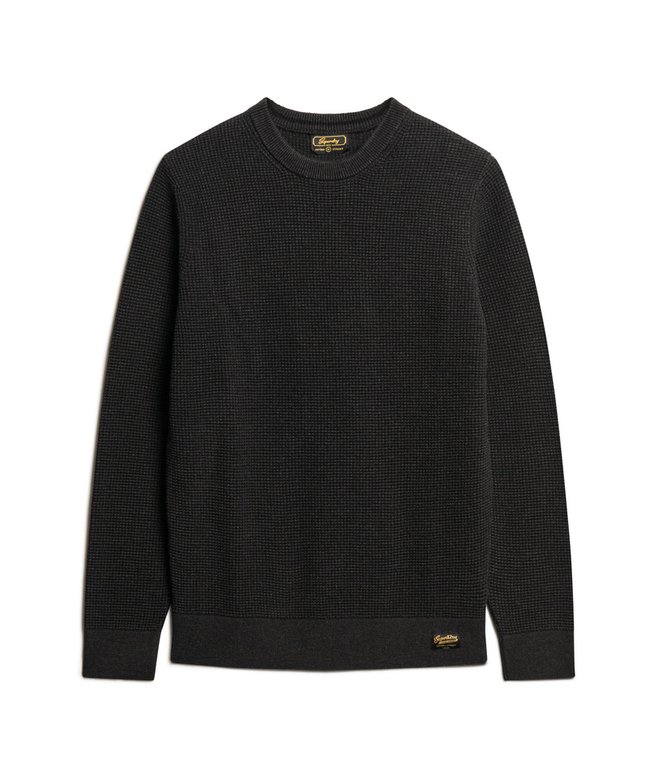Textured Crew Knitted Jumper