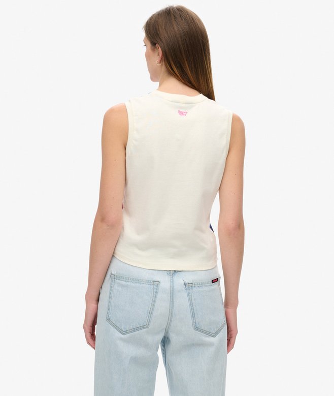 Sub Print Vest Top