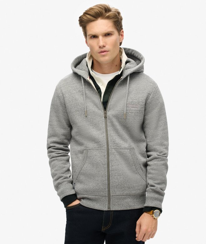 Essential Logo Zip Hoodie