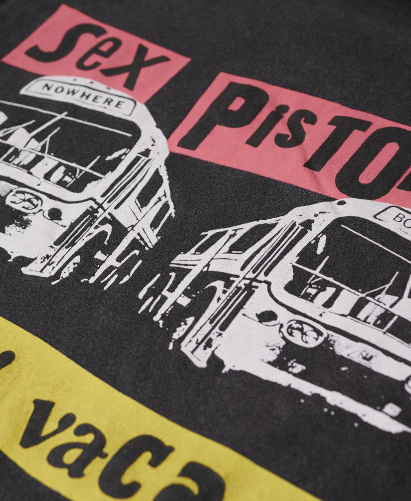 mens Sex Pistols x Superdry Limited Edition T-shirt in Heavy Back