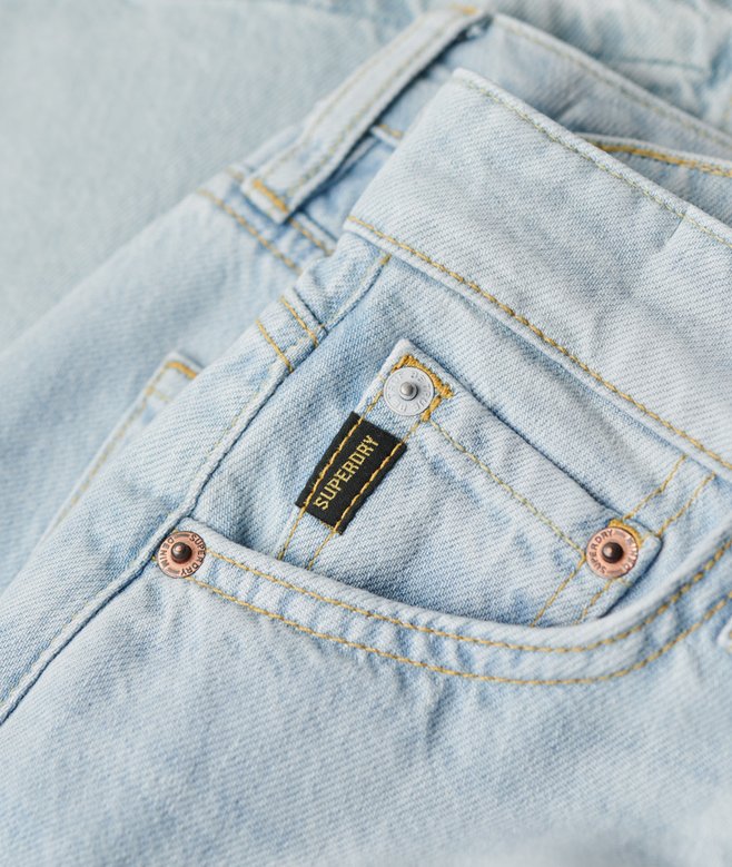 Raw Hem Wide Leg Flare Jeans