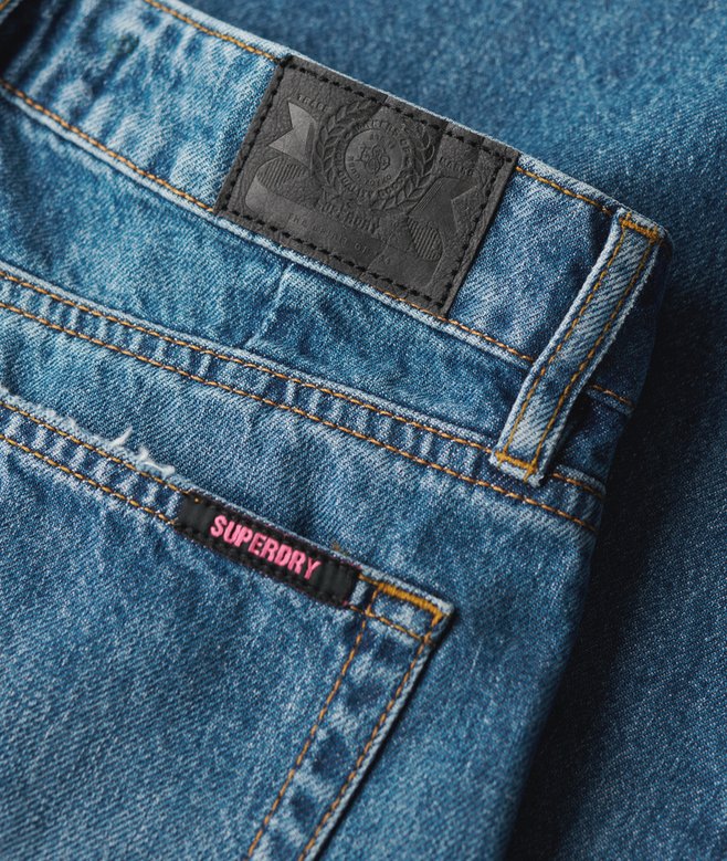 Raw Hem Wide Leg Flare Jeans