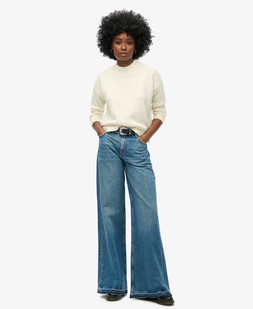 スーツ OLD Euro wide flare slacks Wide Leg Suit Pant - Resale – Another Tomorrow